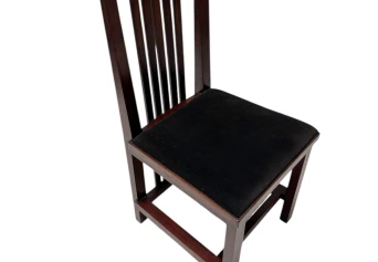 Art Deco Modernist High Back Chair by Hendrik Wouda for Pander, 1924